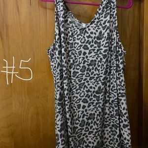 Ladies ruffle detail tank